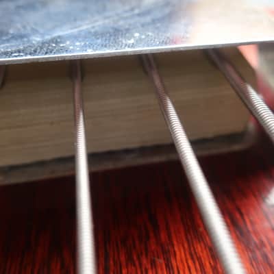 Vintage 1960s Teisco Kingston Bass Wicked Body Shape Caveman Garage Rock Mega Rare Baseball Bat Size Neck Prefect For Thor Hulk Hands image 4