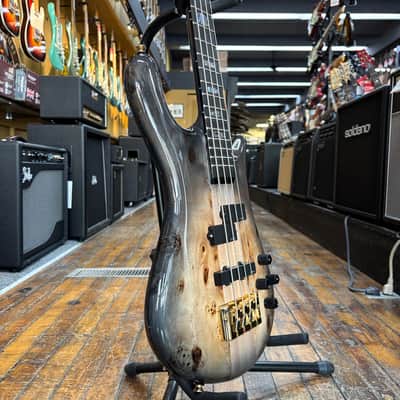 Spector Euro 4 CST Electric Bass Guitar Natural Black Burst w/Padded Gig Bag image 2
