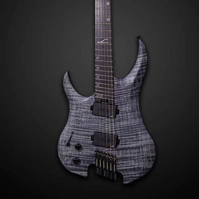 Legator G6FSSL Ghost 6 String Electric Guitar - Black Flame (G6FSSL-BLK) image 2