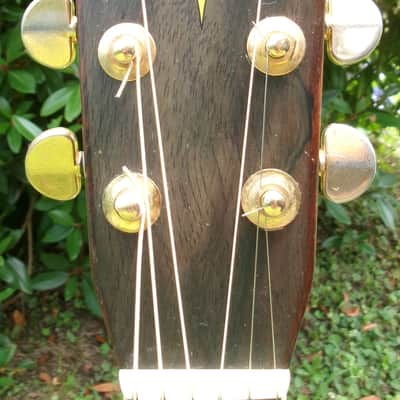 1977 Yairi DY-35 Hand Crafted All Solid Guitar+Deluxe Hard Case and lots of extras image 12