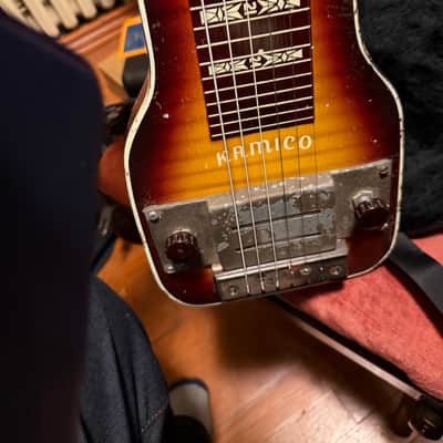 Kamico Vintage lap steel guitar 50s - Sunburst image 13