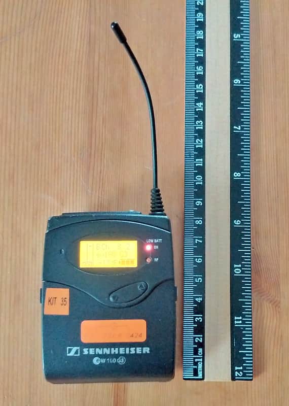 Sennheiser EK100 G3 Diversity Receiver - GB 606-648 MHz (for EW100 G3 System) image 1