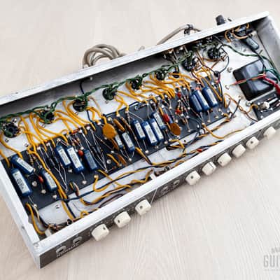 1962 Fender Bandmaster Vintage Pre-CBS Tube Amp Blonde w/ 2x12 Cab, Oxford 12L6 image 12