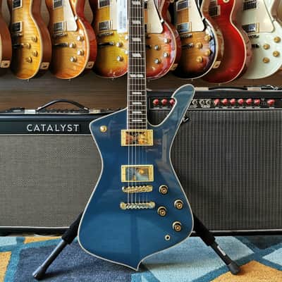 Ibanez IC420-ABM Iceman 2024 - Antique Blue Metallic image 1