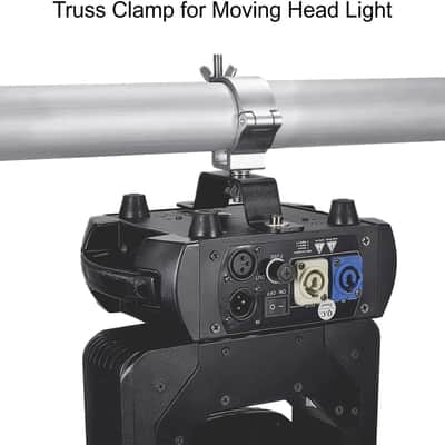 2 Inch Truss O Clamps, 10 Pack Aluminum Stage Light Clamps for Truss, Heavy Duty 220LB LED Par Light Moving Head Lighting clamps, Fit for 48-52mm OD Tube/Pipe image 6