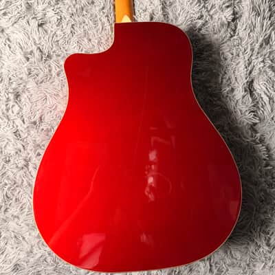 Fender Sonoran™ SCE, Candy Apple Red with Matching Headstock image 2