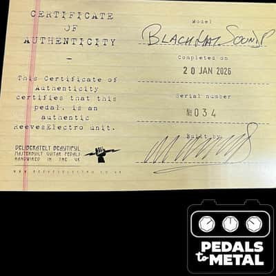 Reeves Electric Black Hat Sound Pro MKII #34 X14666 image 22
