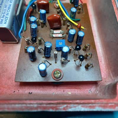 Univox Super Fuzz 1968 - 1978 - Metal vintage electric guitar pedal octave fuzz image 14