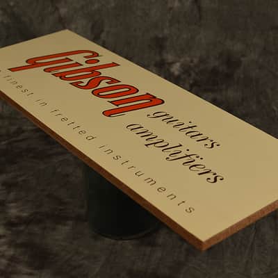 Gibson 1950s Vintage Style Guitar Stand Display Sign image 5