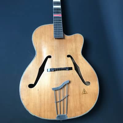 Soli / Hanika Record archtop guitar 50s - German vintage image 20