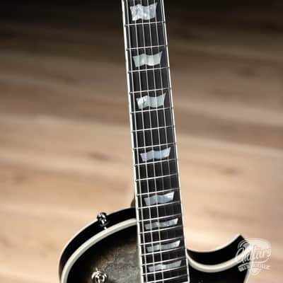 ESP Eclipse Custom Original Series Guitar w/ Case – Silver Liquid Metal Burst image 4