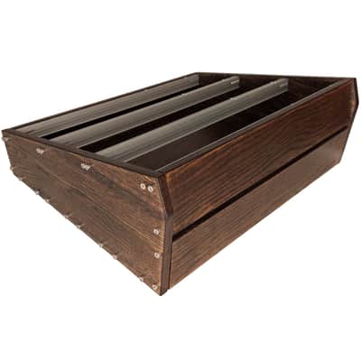 9U / 104hp Eurorack case EVA • Dark oak • Rails + M3 nuts • Unpowered image 3
