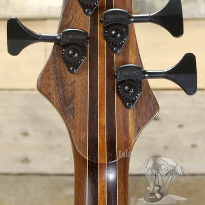 Lea Custom 4 String Electric Bass Guitar Walnut w/ Case image 8