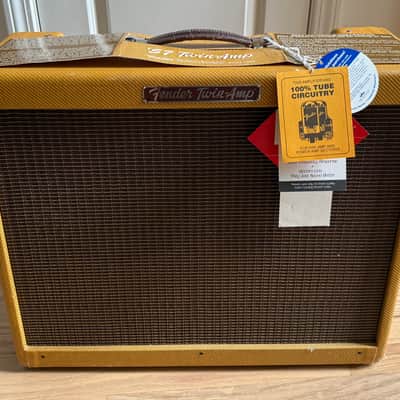 Fender '57 Twin-Amp Reissue 40-Watt 2x12" Guitar Combo 2004 - 2011 - Lacquered Tweed image 1