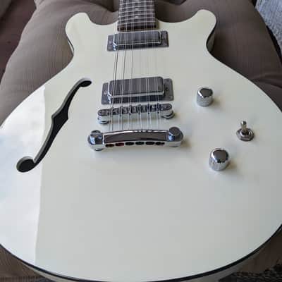 Daisy Rock Retro-H 12ST - Semi-Hollow Electric 12 String Guitar 2010s Pearl White image 2