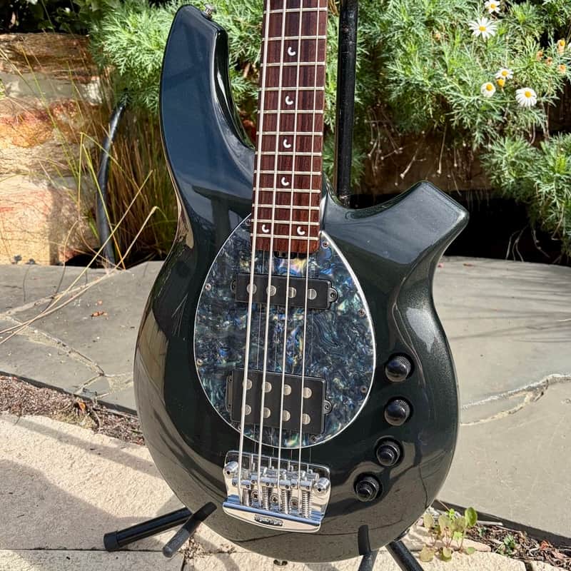 Ernie Ball Music Man Bongo 4 HS 2003 in Sapphire Black image 1