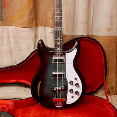 Kustom K-200 Bass Guitar 1969 - Wineburst image 17