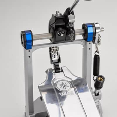 Yamaha FP9-C Chain Drive Single Bass Drum Pedal 2020s - Chrome / Blue image 2