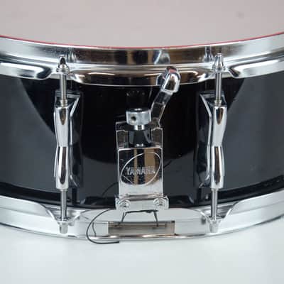 Used Yamaha Birch Custom Snare 5.5 x14" Black Snare Drum image 6