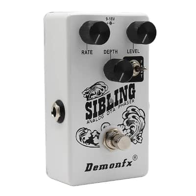 Demonfx SIBLING Analog OTA Phaser Guitar Effect Pedal fast US Ship image 4