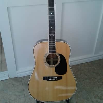 Rare ARIA W-20D Vintage MiJ Japan Acoustic Dreadnought Guitar image 1