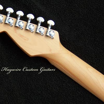 XX-Wide 2" Neck (51mm Nut Width) XX-Light All Maple Neck Stratocaster +Treble Bleed Circuit+ Frets leveled, Crowned and Polished +Grover 406C Locking Tuners!! image 5