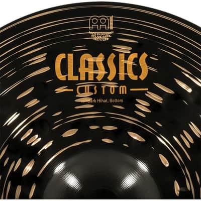 Meinl Classics Custom Dark hi-hat cymbals 15in image 8