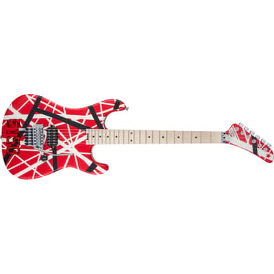 EVH Striped Series 5150™, Maple Fingerboard - Red, Black and White, 5107902515 image 1
