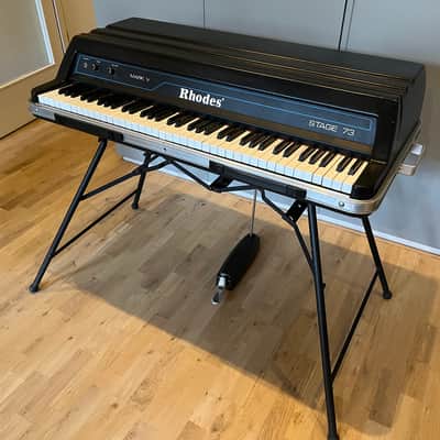 Rhodes Mark V Stage 73 73-Key Electric Piano 1984 Black image 2