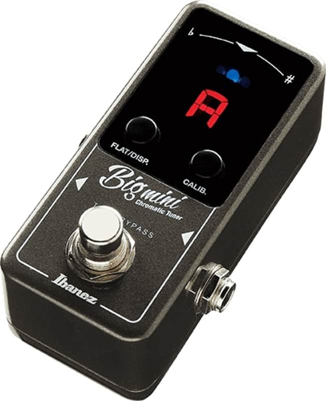 Ibanez Bigmini Mini Chromatic Pedal Tuner Silver image 1