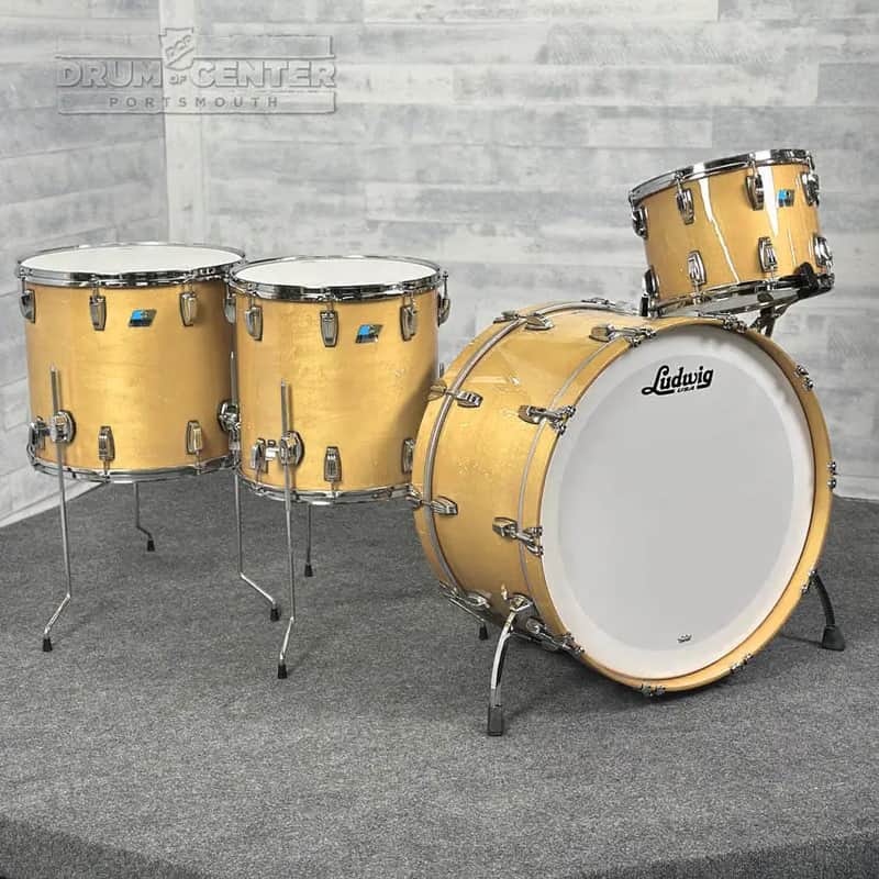 Ludwig Legacy Maple 4pc Bonham Drum Set Natural Maple image 1
