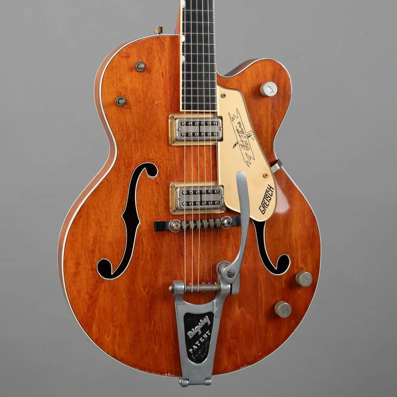 1958 Gretsch 6120 Chet Atkins Hollow Body Orange