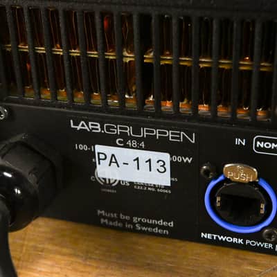 Lab Gruppen C 48:4 4800W 4-Channel Power Amplifier CG015P2 image 10