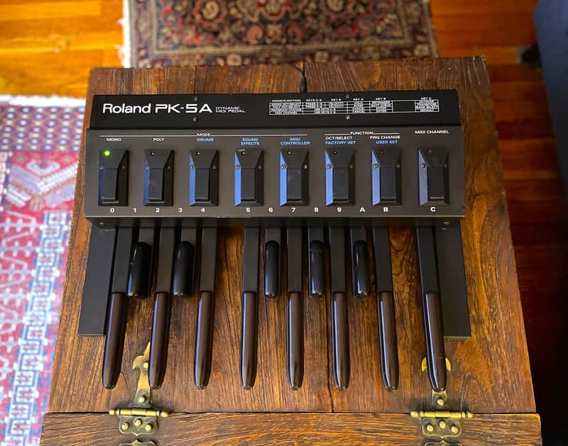 Roland PK-5A Dynamic MIDI Pedal Controller 2006 - 2012 - Black image 1