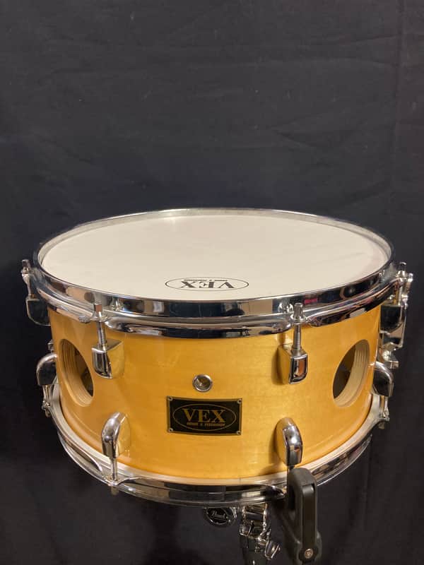 Vex - 6.5x14" Pro Vented 20-Ply Maple Snare Drum Early/Mid-2000s - Natural Maple image 1