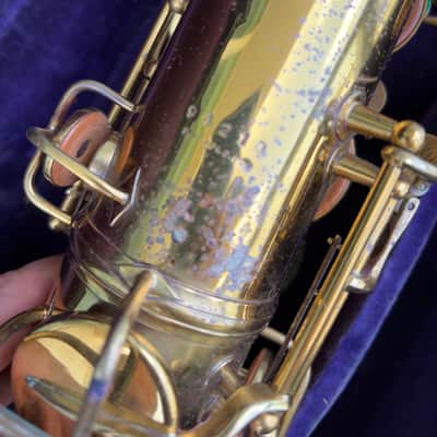 vintage York tenor saxophone image 12