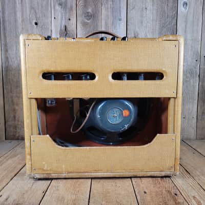 Fender Pro Amp 5D5 Tweed 1954 12AX7 Preamp vs Earlier Octal Preamp - Tweed image 13