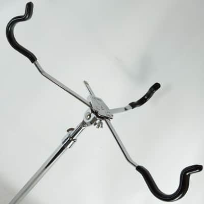WFL Ludwig Atlas Flat Base #1363 Snare Drum Stand Chrome Vintage 50s Flush USA image 5