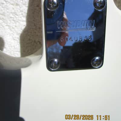 Washburn G-3V Strat Style Guitar, 1986, Japan, Pat. Floyd Rose, Gig Bag image 11