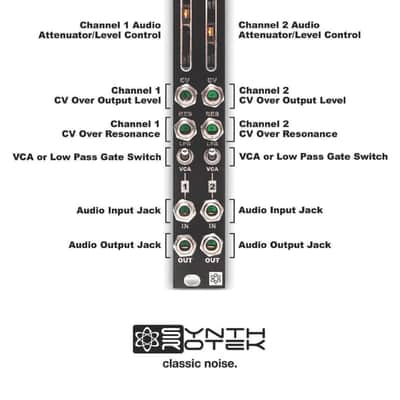 Synthrotek LPG PCBs and Panel - Low Pass Gate Eurorack Module PCB Set image 3