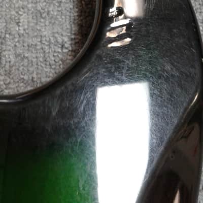 Crescent Electric Green Guitar image 6