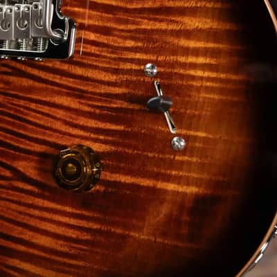 PRS SE Custom 24 Electric Guitar - Black Gold Sunburst with Gig Bag image 12