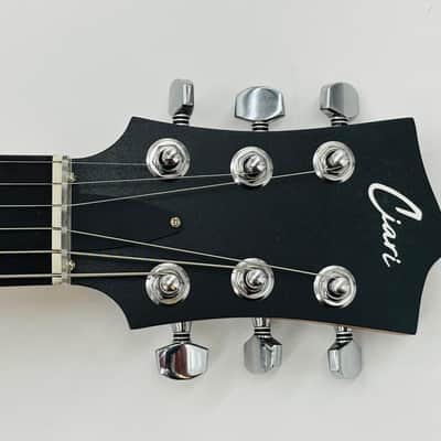 Ciari Travel Guitars Ascender Trio 2026 HSS Jet Black Lefty with Free Backpack! image 8