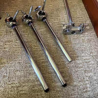 Yamaha Drum / Tom 3 tom arms and one 2 hole receiver image 2