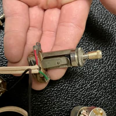 Vintage 1965 Gretsch Country Gentleman Complete Wiring Harness Pickup Set -Gold - Filtertron Supertron image 10