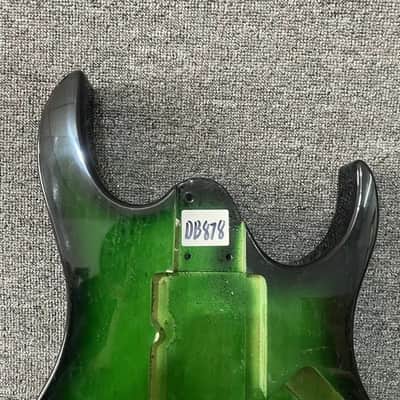 Green Burst Solid Basswood Guitar Body DIY Project image 2