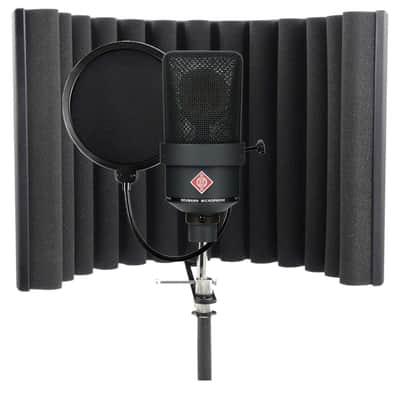 Neumann TLM 103 Condenser Microphone (Black), SE Electronics RF-X, POP Filter Bundle image 1