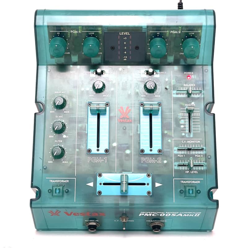 Vestax  PMC-005A Mk2 MkII with Power supply Very Rare Scratch Mixer Made in Japan Worldwide Shipment image 1