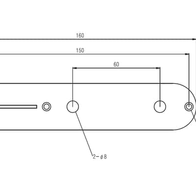 Telecaster Control Plate - Import Spec - Gold image 3