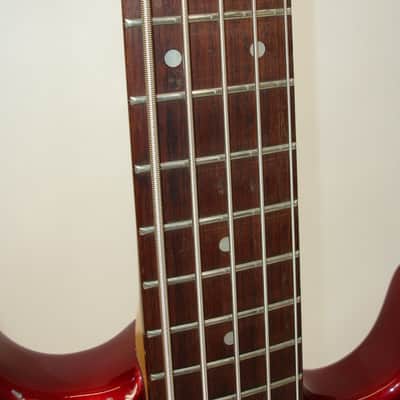 1990's Hamer Slammer Series 5-String Bass Metallic Red image 6